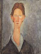 Amedeo Modigliani Portrait of a Student (mk39) oil painting on canvas